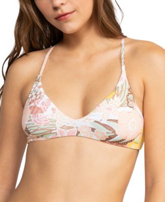 Roxy - Juniors' Playa Paradise Striped Bikini Top