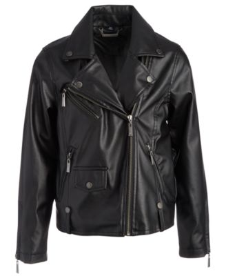 Jou Jou - Little & Big Girls Oversized Moto Jacket
