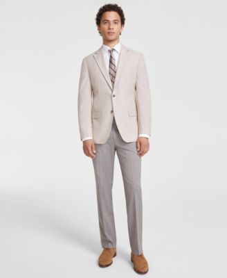 Tommy Hilfiger - Men's Modern-Fit Solid Chambray Sport Coat