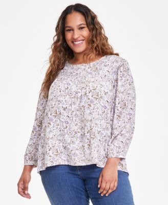 Levi's - Plus Size Halsey Floral Print Blouse
