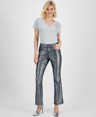 I.N.C. International Concepts - Petite Mid-Rise Bootcut Jeans
