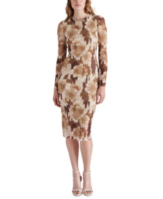 Steve Madden - Women's Hailee Long-Sleeve Bodycon Dress
