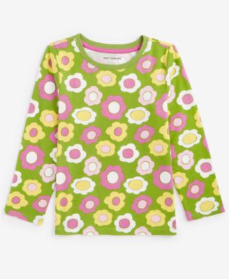 Epic Threads - Toddler Girls Wonky Floral Printed Long-Sleeve T-Shirt