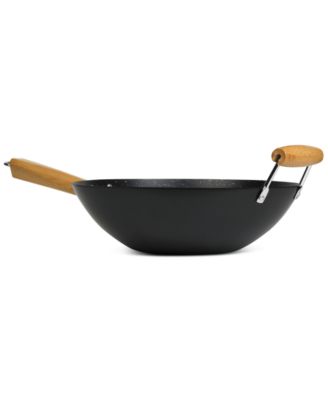 Sedona Kitchen - Carbon Steel Nonstick Helper Handle 14" Wok