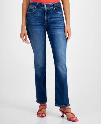 GUESS - Women's Shape Up Straight Power High-Rise Jeans