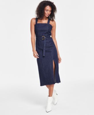 I.N.C. International Concepts - Women's Belted Midi Dress