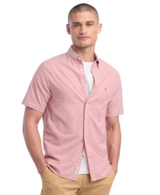 Tommy Hilfiger - Men's 1985 Regular-Fit TH Flex Stretch Button-Down Oxford Shirt