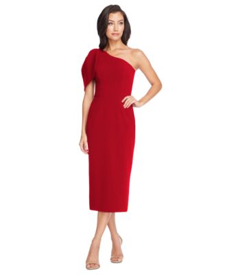 Dress the Population - Tiffany Asymmetrical Midi Dress