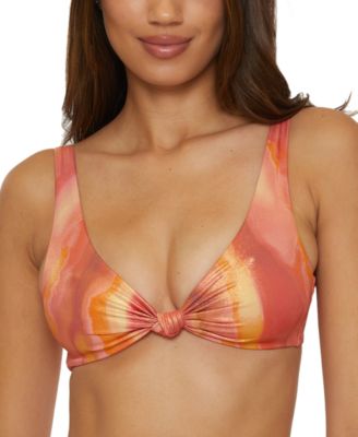 Becca - Women's Knot-Front Adjustable Bikini Top
