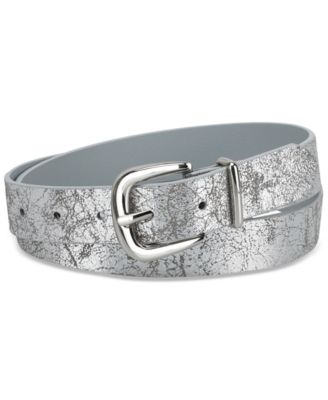 Levi's - Casual Metal Loop Metallic Suede Belt