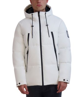 Karl Lagerfeld - Men's Paris Hooded Puffer with Elongated Zipper Pockets