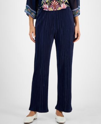 JM Collection - Women's Plisse Pants