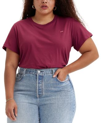 Levi's - Plus Size Crewneck Short Sleeve Cotton T-Shirt
