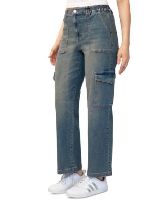 Almost Famous - Juniors' Mid-Rise Cargo Skater Jeans