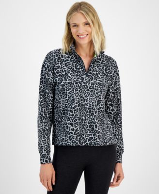 ID Ideology - Women's Comfort Animal-Print Top, Created for Macy's