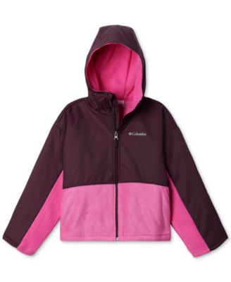 Columbia - Big Girls Benton Springs Mixed-Media Full-Zip Hooded Jacket