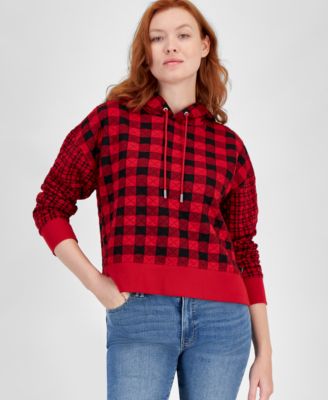 Nautica Jeans - Women's Lake Check Quilted Hoodie