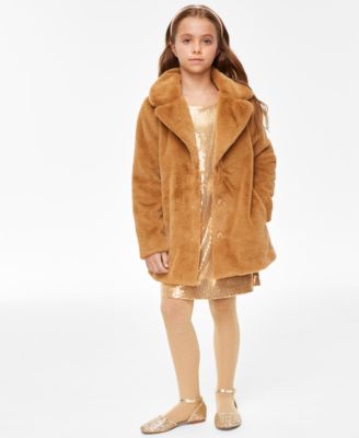 I.N.C. International Concepts - Little & Big Girls Faux-Fur Coat
