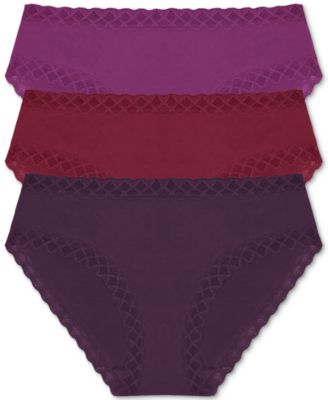 Natori - Bliss Lace-Trim Brief 3-Pk. 156058MP