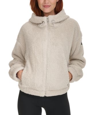 Calvin Klein - Women's Hooded Sherpa Jacket