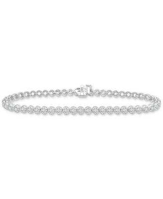 Wrapped in Love - Diamond Claw-Set Tennis Bracelet (2 ct. t.w.) in 14k White Gold