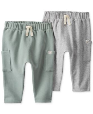 Carter's - Baby Boys French Terry Side-Pocket Pants, 2 Pack
