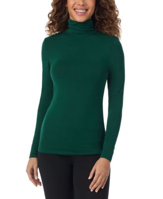Cuddl Duds - Petite Softwear Long-Sleeve Turtleneck Top