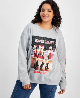 Love Tribe - Trendy Plus Size Mean Girls Long-Sleeve Holiday T-Shirt