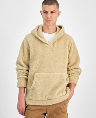 Sun + Stone - Men's Tate Sherpa Hoodie, Created for Macy's