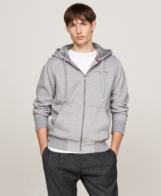 Tommy Hilfiger - Men's Logo Fur-Lined Zip-Up Hoodie