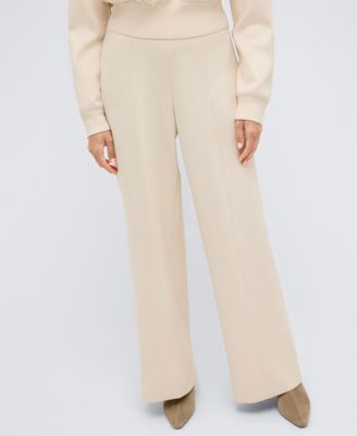 Kenneth Cole - Women's High-Rise Pull-On Hollywood Waist Wide-Leg Pants