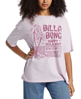 Billabong - Juniors' Slow Down Cotton Logo-Graphic T-Shirt
