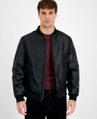 GUESS - Men's Logo Varsity Jacket