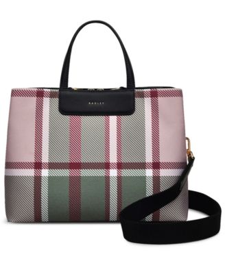 Radley London - Manor Gardens Check Small Zip-Top Grab Bag