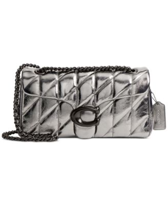 COACH - Metallic Leather Quilted Tabby Shoulder Bag 26