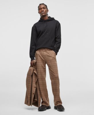 Mode of One - Men's Relaxed-Fit Plaid Trousers