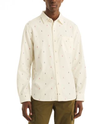 Nautica - Men's Corduroy Printed Shirt