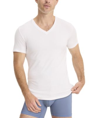 Jockey - Men's Smooth Fit Stretch V-Neck T-Shirts, Pack of 3