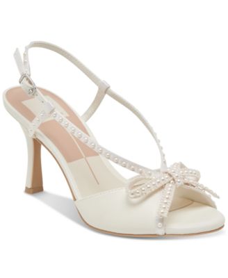 Dolce Vita - Women's Lonny Pearl Peep-Toe Dress Sandals