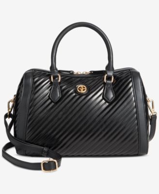 Giani Bernini - Small Quilted Patent Dip Satchel