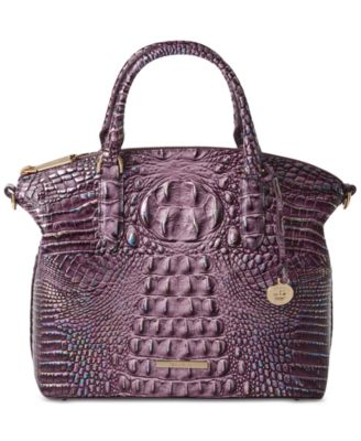 Brahmin - Duxbury Cobalt Potion Melbourne Medium Leather Satchel