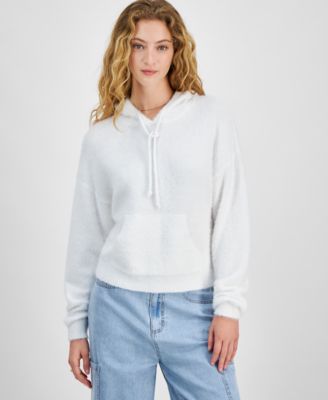 Hippie Rose - Juniors' Dropped-Shoulder Hoodie