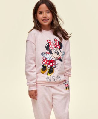 Disney | Macy's - Big Kids Unisex Minnie Mouse Balloon Pullover Sweatshirt