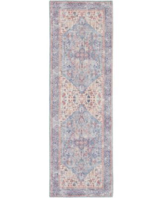 Nicole Curtis - Machine Washable Series 1 SR104 2'2x10' Runner Area Rug