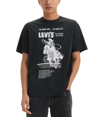 Levi's - Men's Longer Wear Relaxed-Fit Logo Graphic T-Shirt