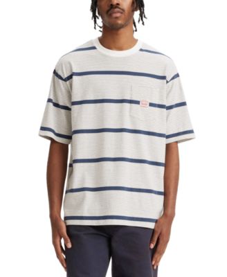 Levi's - Men's Spellbound Crewneck Short Sleeve Striped T-Shirt