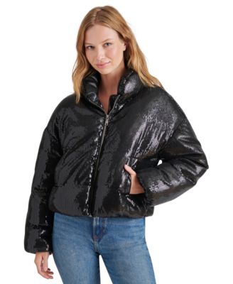 Steve Madden - Women's Stratton Sequined Puffer Jacket