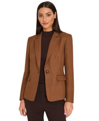 Tahari ASL - Women's Single-Button Notched-Lapel Blazer
