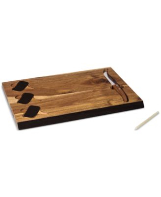 Picnic Time - Delio Acacia Wood Cheese Board & Tools Set