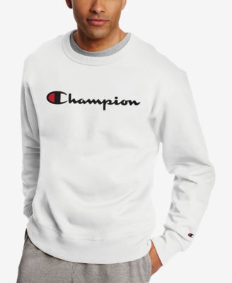 Champion - Men's Powerblend Fleece Logo Sweatshirt